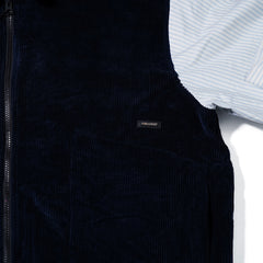 Cp Collar Neck Jacket Corduroy Navy