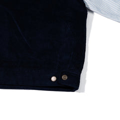 Cp Collar Neck Jacket Corduroy Navy