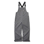 Denim Bib Pants Gray