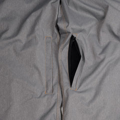 Denim Bib Pants Gray