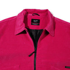 Fc Collar Neck Jacket Corduroy Pink