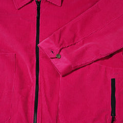 Fc Collar Neck Jacket Corduroy Pink