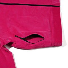 Fc Collar Neck Jacket Corduroy Pink