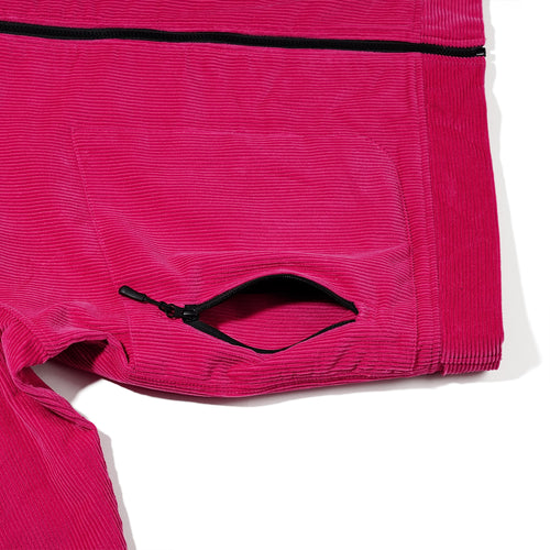 Fc Collar Neck Jacket Corduroy Pink