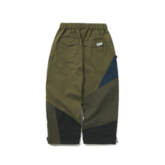 Unusual Super Wide Ventilation Pants Khaki