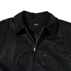 Dsxbs Logo Leather Jacket Black