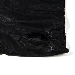 Dsxbs Logo Leather Jacket Black