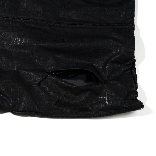 Dsxbs Logo Leather Jacket Black