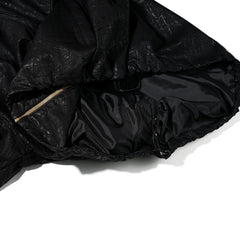 Dsxbs Logo Leather Jacket Black