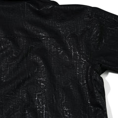 Dsxbs Logo Leather Jacket Black