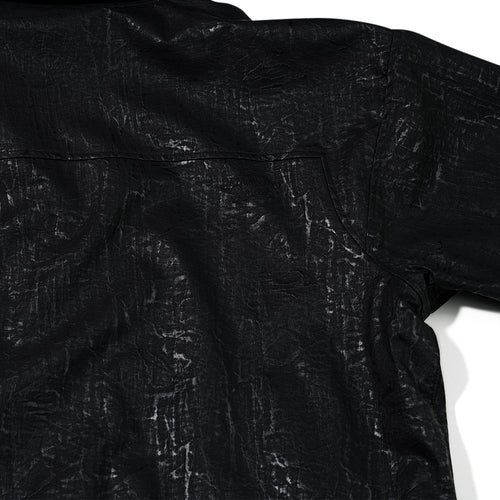 Dsxbs Logo Leather Jacket Black