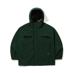 Refined Hooded Jacket Dark Green