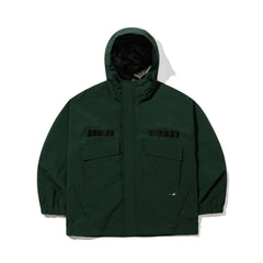 Refined Hooded Jacket Dark Green
