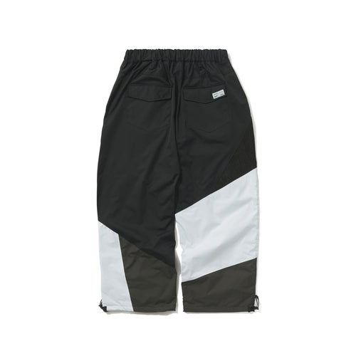 Unusual Super Wide Ventilation Pants Black