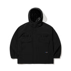 Refined Hooded Jacket Black