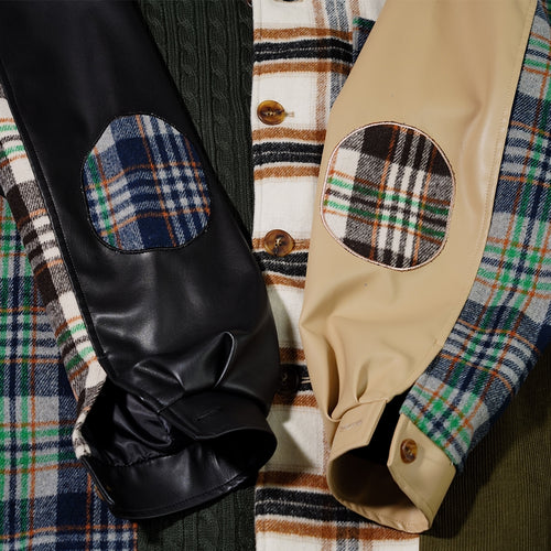 Half-Turtleneck Mix Jacket Mix