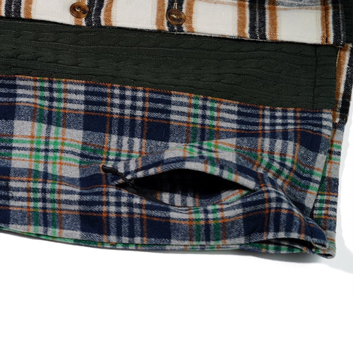 Half-Turtleneck Mix Jacket Mix