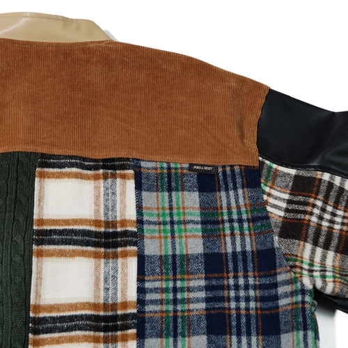 Half-Turtleneck Mix Jacket Mix