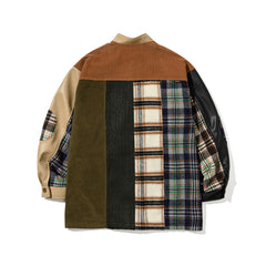 Half-Turtleneck Mix Jacket Mix