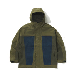 Unusual Hooded Jacket Khaki