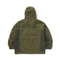 Unusual Hooded Jacket Khaki