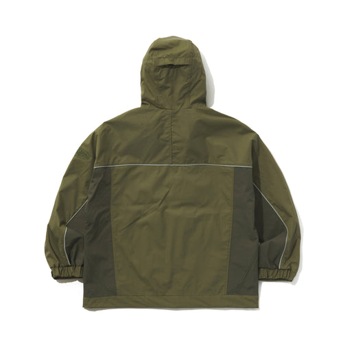 Unusual Hooded Jacket Khaki
