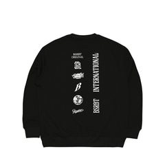Multi Logo Crewneck Black