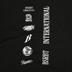 Multi Logo Crewneck Black