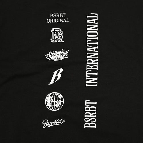 Multi Logo Crewneck Black