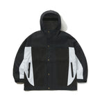 Unusual Hooded Jacket Black