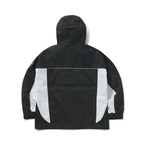 Unusual Hooded Jacket Black