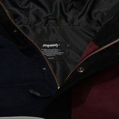 Hf Corduroy Hooded Anorak Jacket Classic Navy