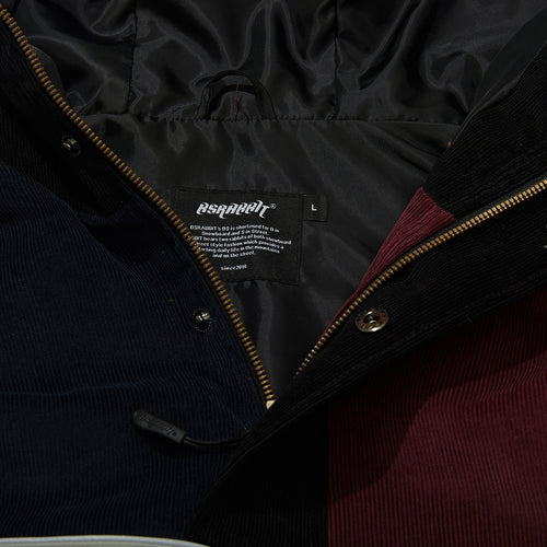 Hf Corduroy Hooded Anorak Jacket Classic Navy
