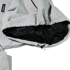 Run Hooded Anorak Jacket Gray