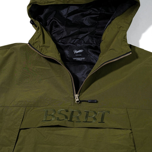 Bsrbt Hooded Anorak Jacket Khaki