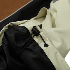 Hf Corduroy Hooded Anorak Jacket Classic Beige