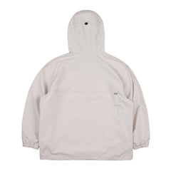 Bsm Stretch Hooded Anorak Jacket Cream