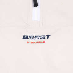 Bsm Stretch Hooded Anorak Jacket Cream