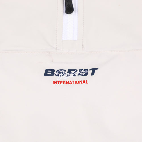 Bsm Stretch Hooded Anorak Jacket Cream