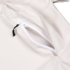 Bsm Stretch Hooded Anorak Jacket Cream