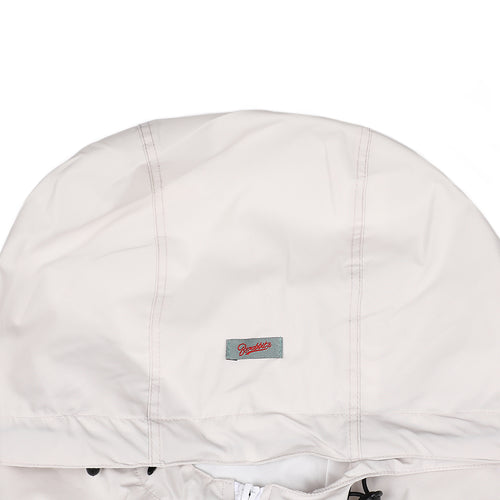 Bsm Stretch Hooded Anorak Jacket Cream