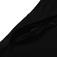 Bsm Stretch Hooded Anorak Jacket Black