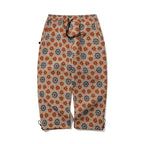 Ethnic Wide Track Pants Beige Sky