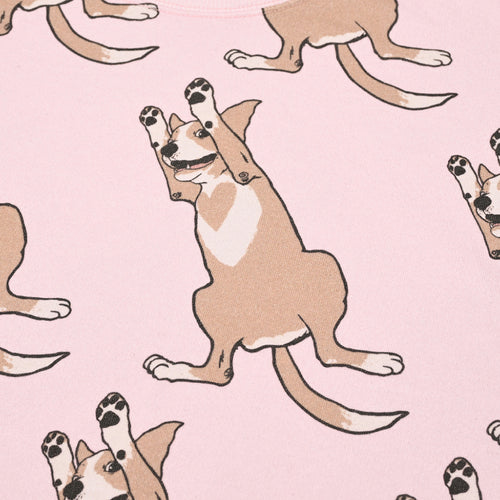 Lucky All Over Crewneck Pink