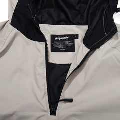 Cozy Hooded Anorak Jacket Gray