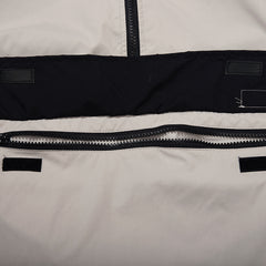 Cozy Hooded Anorak Jacket Gray