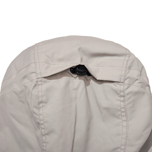 Cozy Hooded Anorak Jacket Gray