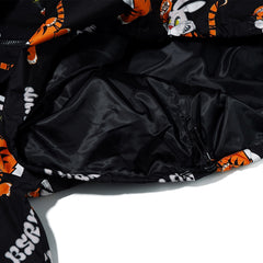 Tiger Rabbit Hooded Anorak Jacket Black