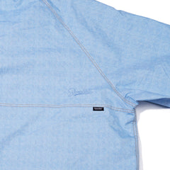 Big Patch Pocket Hooded Anorak Jacket Light Blue