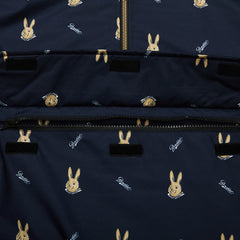 Cozy Hooded Anorak Jacket Mini Bearrabbit Navy